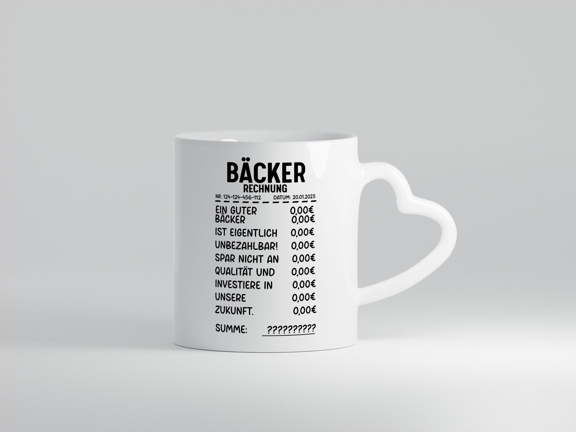 Bäcker Rechnung | Bäckerrei Verdammt guter Geschenk Humor Geschenkidee lustiger
