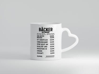 Bäcker Rechnung | Bäckerrei Verdammt guter Geschenk Humor Geschenkidee lustiger