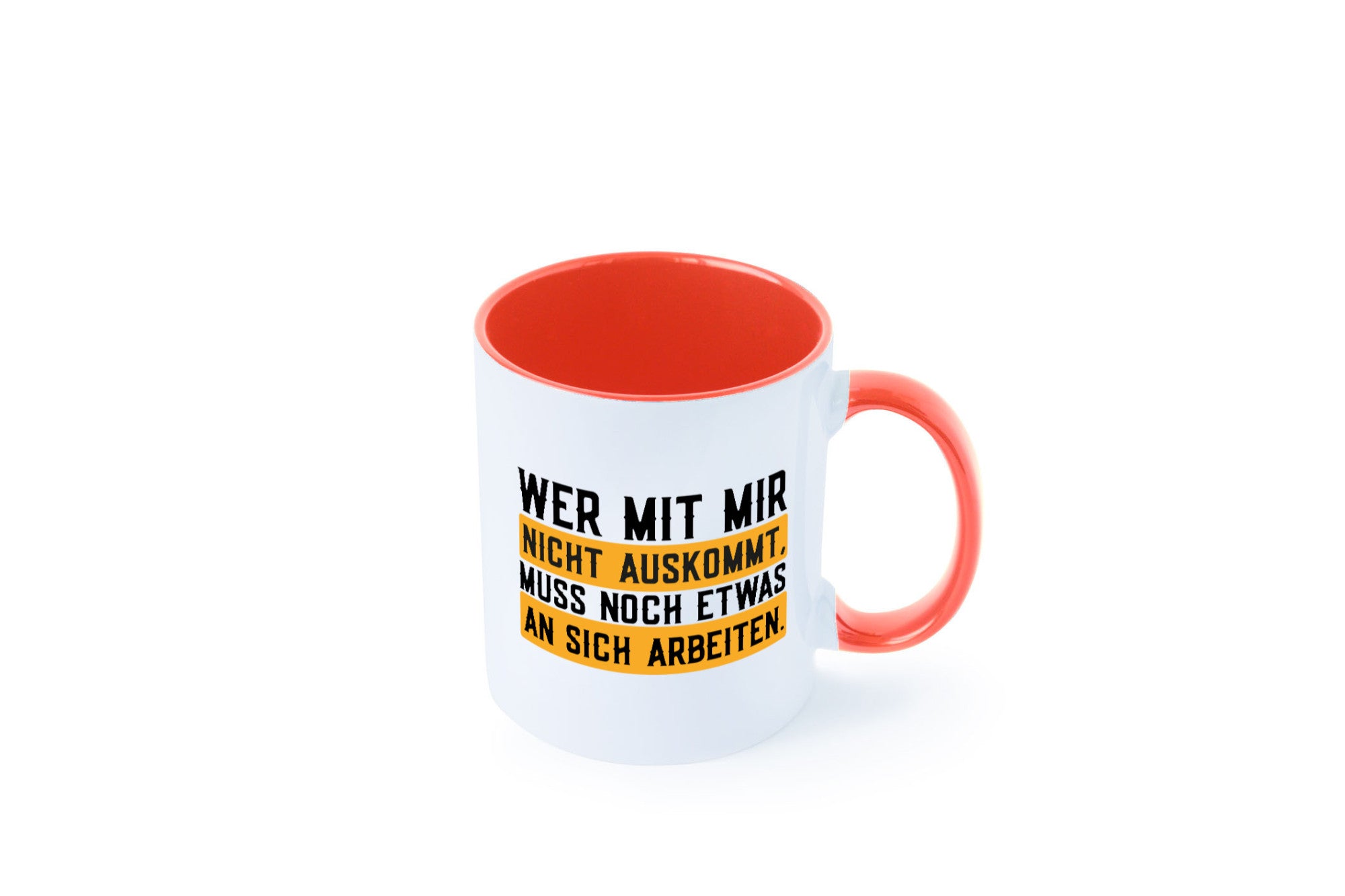 Wer mit mir nicht auskommt | Selbstbewusst lustiger Spruch Geschenk Humor