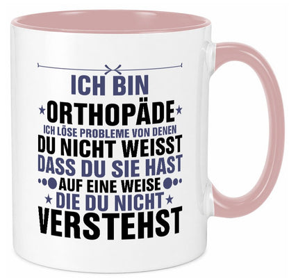 Löse Probleme: Orthopäde | Orthopädie v2 Geschenkidee Humor Tasse