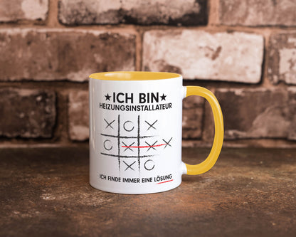 Löse Probleme: Heizungsinstallateur | Heizungsbauer Humor Geschenkidee Tasse