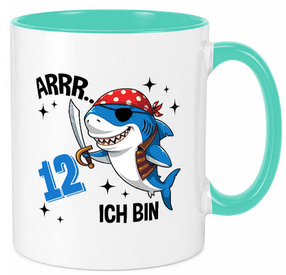 12. Geburtstag | 12 Jahre Arr Pirat Hai Piraten Geschenk Geschenkidee lustiger