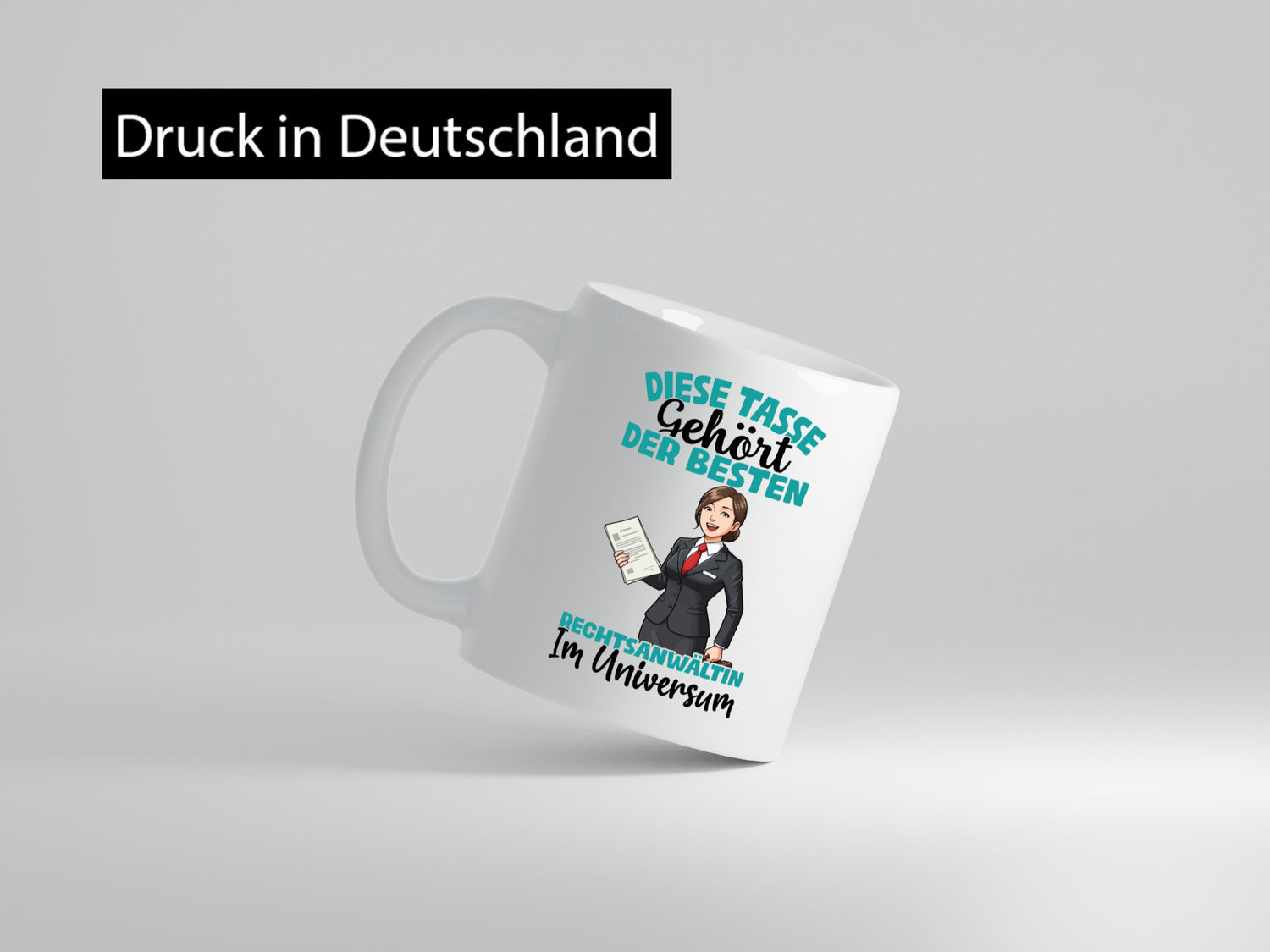 Im Universum: Rechtsanwältin | Jurstin Anwältin Humor Geschenkidee Tasse
