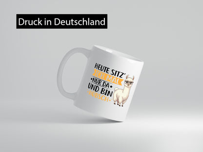 Heute bin ich nur Hübsch | Lama Alpaka Geschenk Humor Geschenkidee lustiger