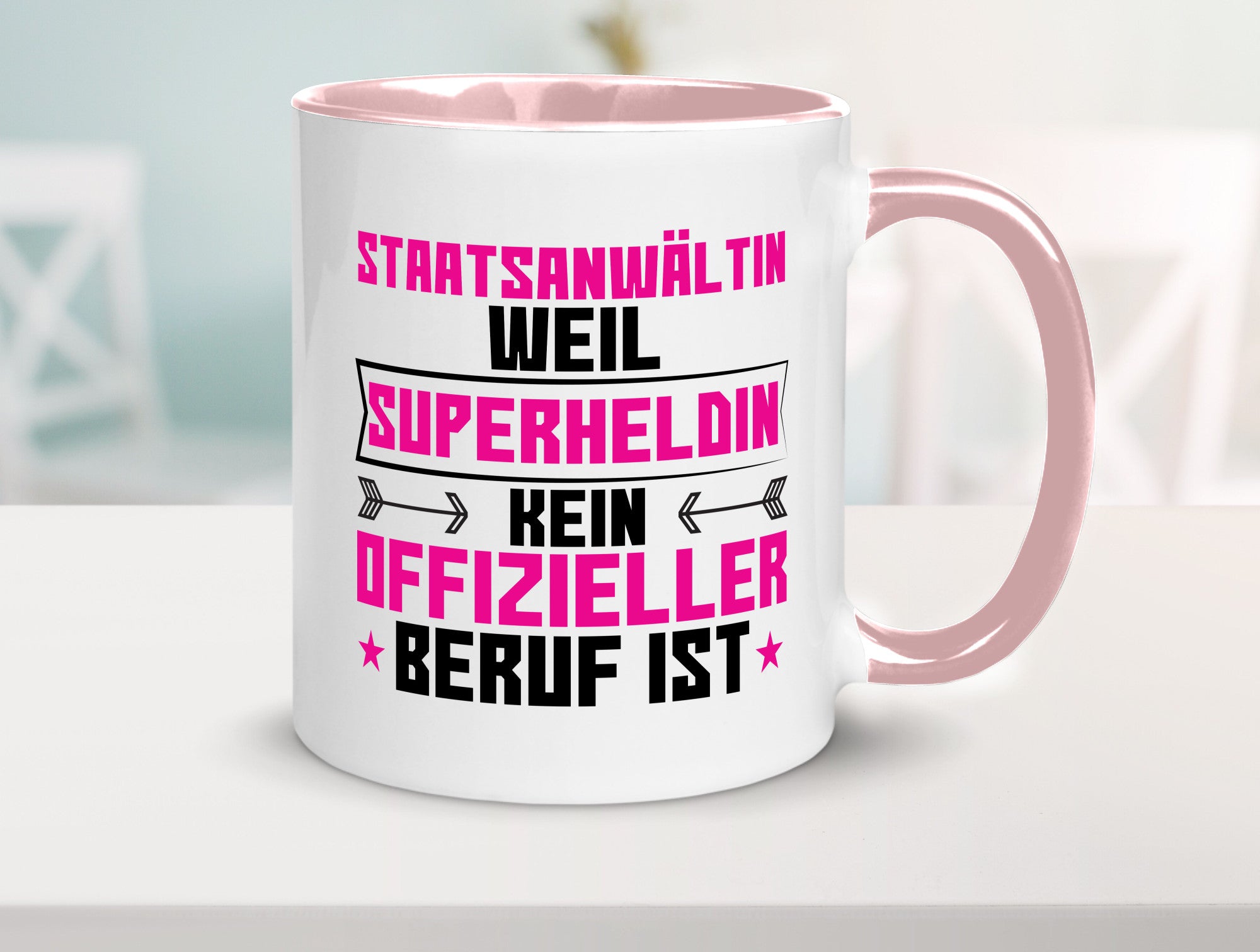 Superheldin Staatsanwältin | Anwältin Humor Geschenkidee Tasse