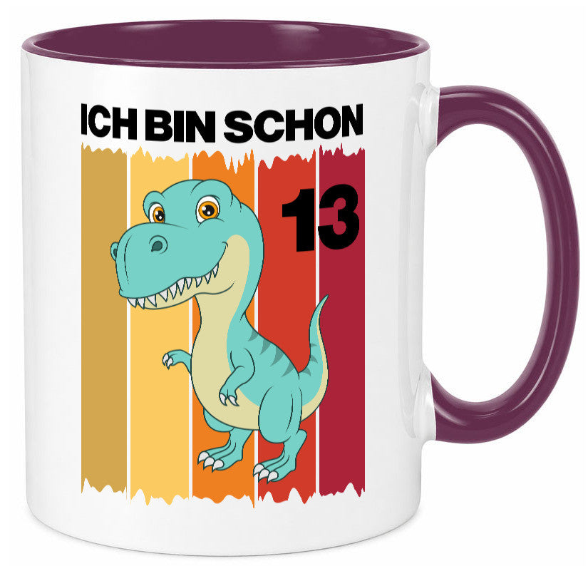 13. Geburtstag | 13 Jahre Dinosaurier Geschenk Geschenkidee lustiger Spruch