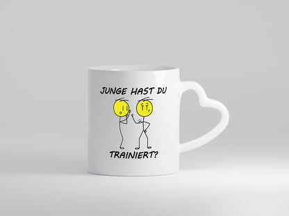 Junge hast du Trainiert? | Gym Muskelaufbau Geschenk Humor Geschenkidee