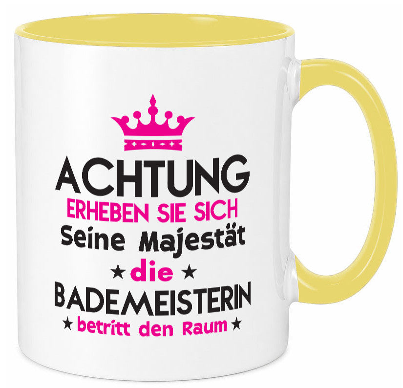 Seine Majestät Bademeisterin | Schwimmmeisterin Geschenkidee Humor Tasse