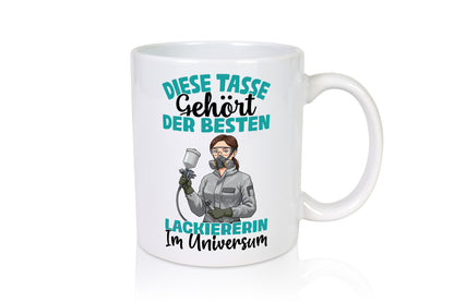 Im Universum: Lackiererin | lackieren Geschenk Humor Geschenkidee lustiger