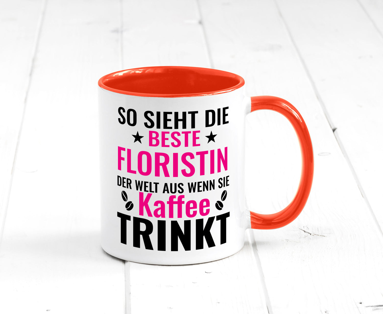 Kaffee trinkt: Floristin | Blumen Verkäuferin lustiger Spruch Geschenk Humor
