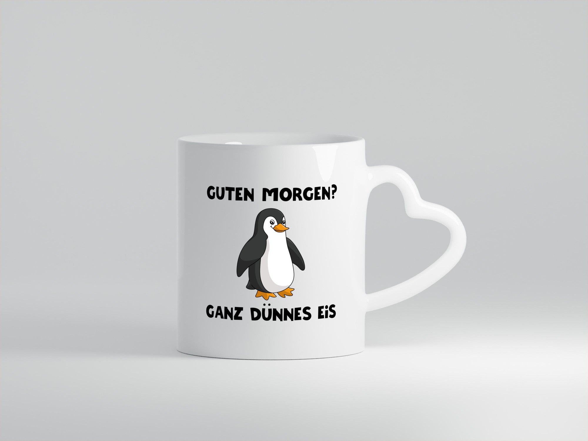 Ganz dünnes Eis | lustig Morgenmuffel Spruch lustiger Geschenk Humor