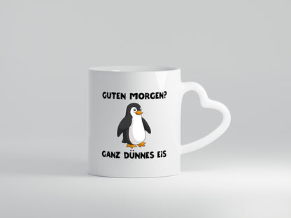 Ganz dünnes Eis | lustig Morgenmuffel Spruch lustiger Geschenk Humor