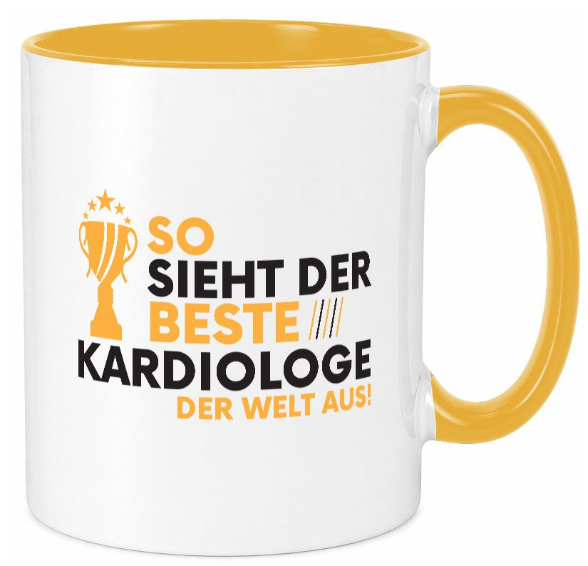 Der Weltbeste Kardiologe | Kardiologie Geschenk Humor Geschenkidee lustiger Tasse
