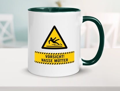 Vorsicht Nasse Mütter | Muttertag Geschenk Familie Geschenkidee lustiger Spruch