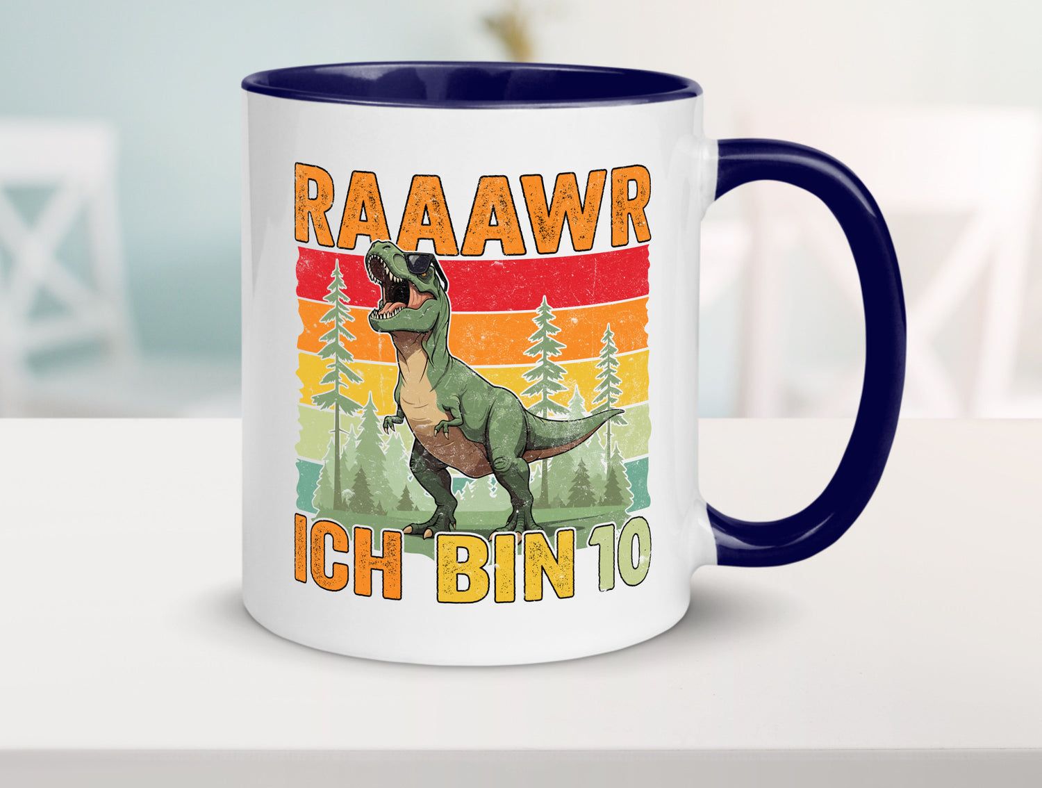 10. Geburtstag | 10 Jahre rarrrr ich bin Dinosaurier lustig Geschenkidee