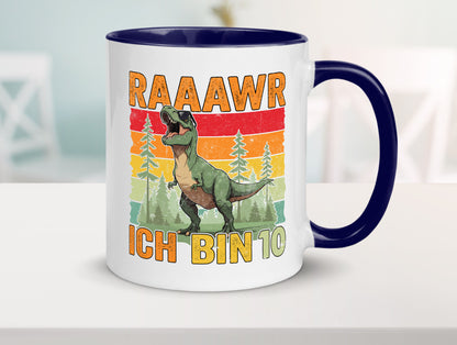 10. Geburtstag | 10 Jahre rarrrr ich bin Dinosaurier lustig Geschenkidee