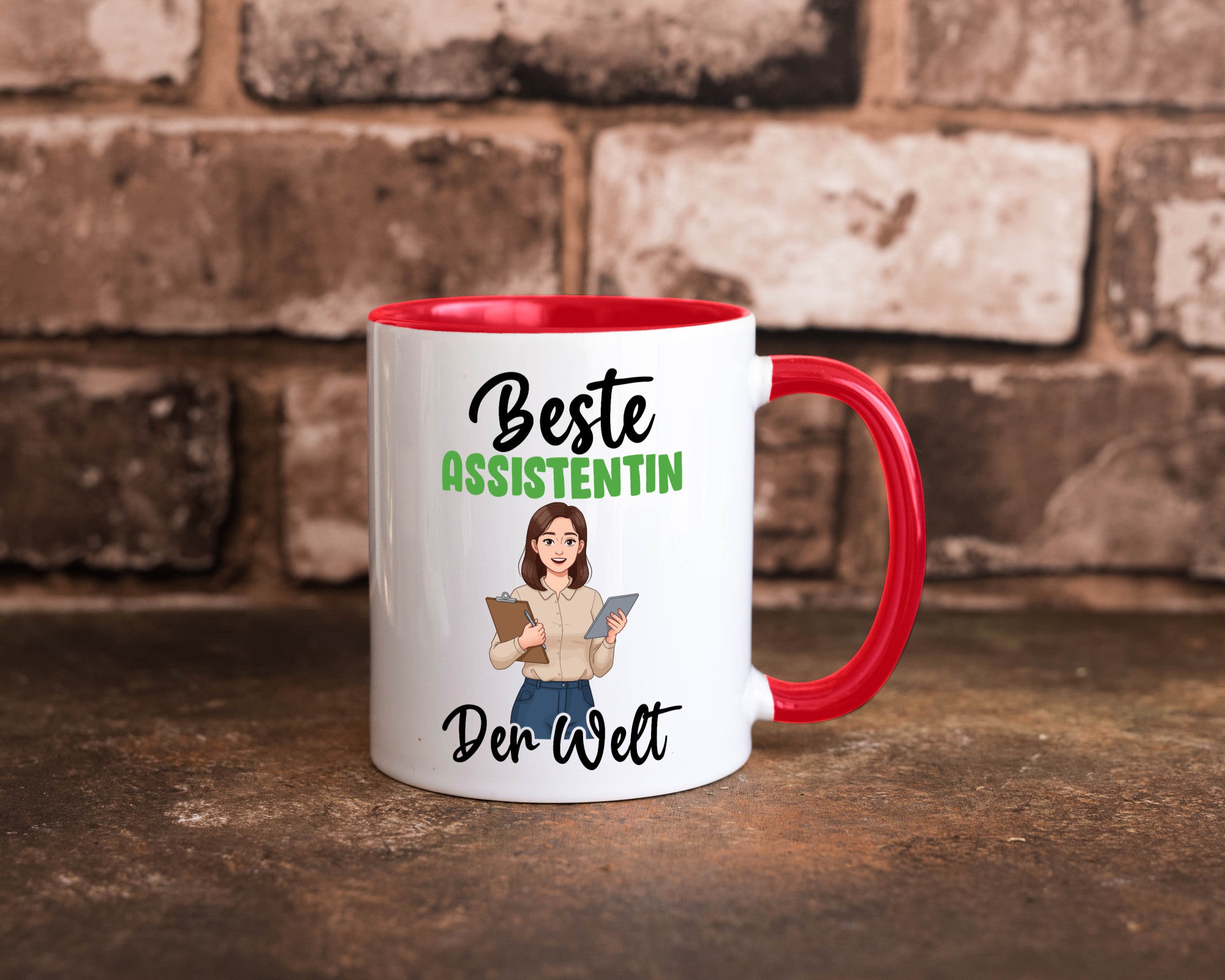 Beste Assistentin | Assistenz Hilfskraft v2 Geschenkidee Humor Tasse