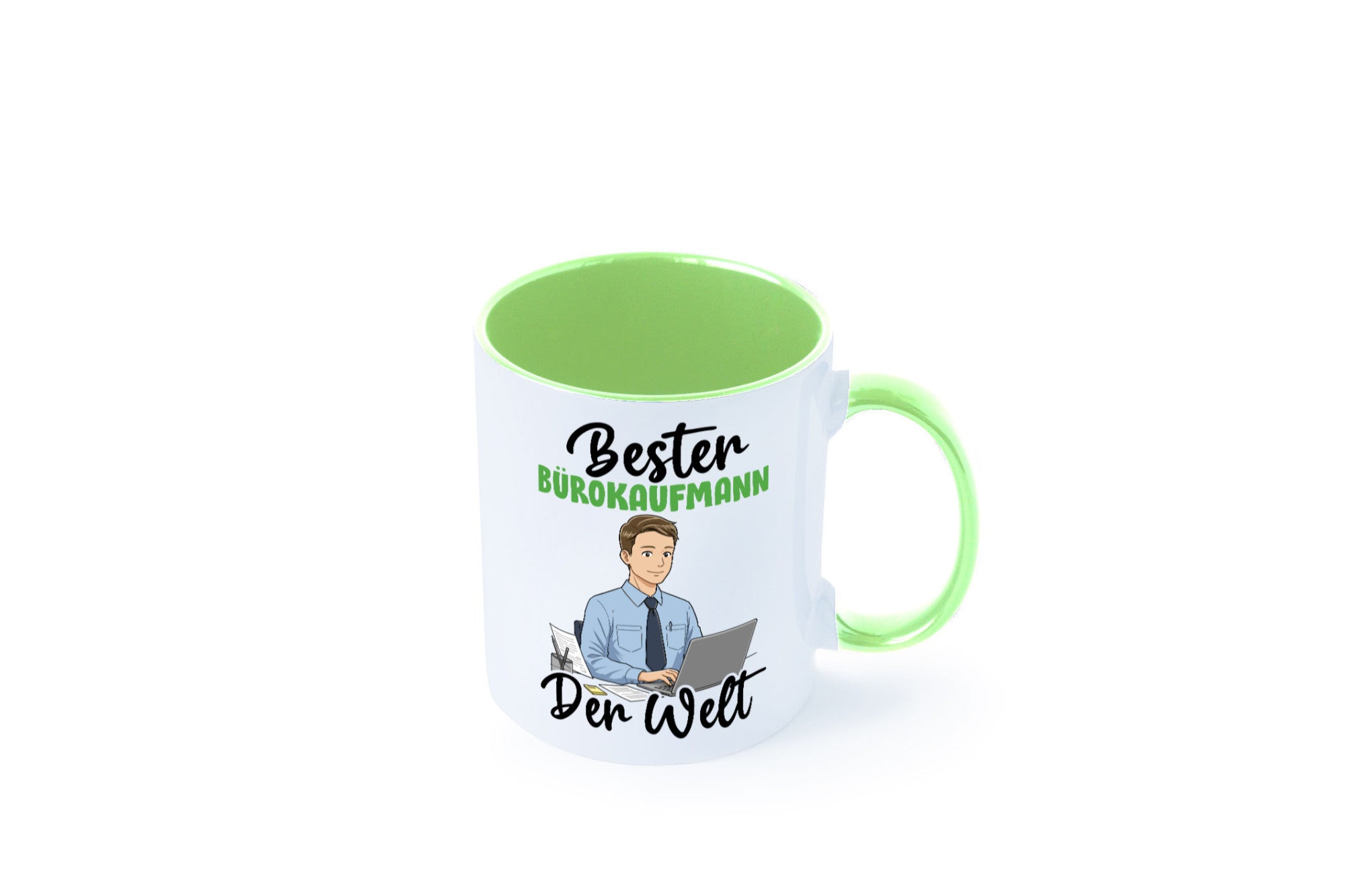 Bester Bürokaufmann | Kaufmann v2 lustig Arbeit Kollegen Büro Geschenk Tasse