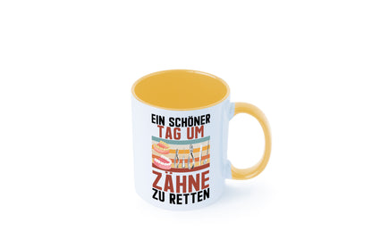 Ein schöner Tag um zähne zu retten | Zahnarzt Geschenk Humor Geschenkidee