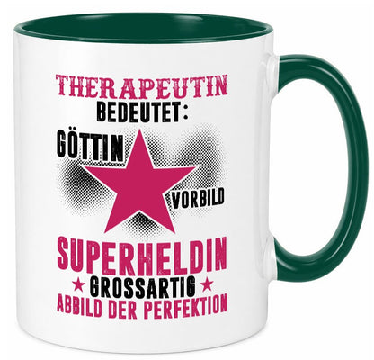 Bedeutung von Therapeutin | Psychotherapie Therapie lustiger Spruch Geschenk Tasse