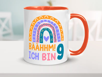 9. Geburtstag | 9 Jahre Regenbogen Bääm Mädchen Geschenk Geschenkidee lustiger