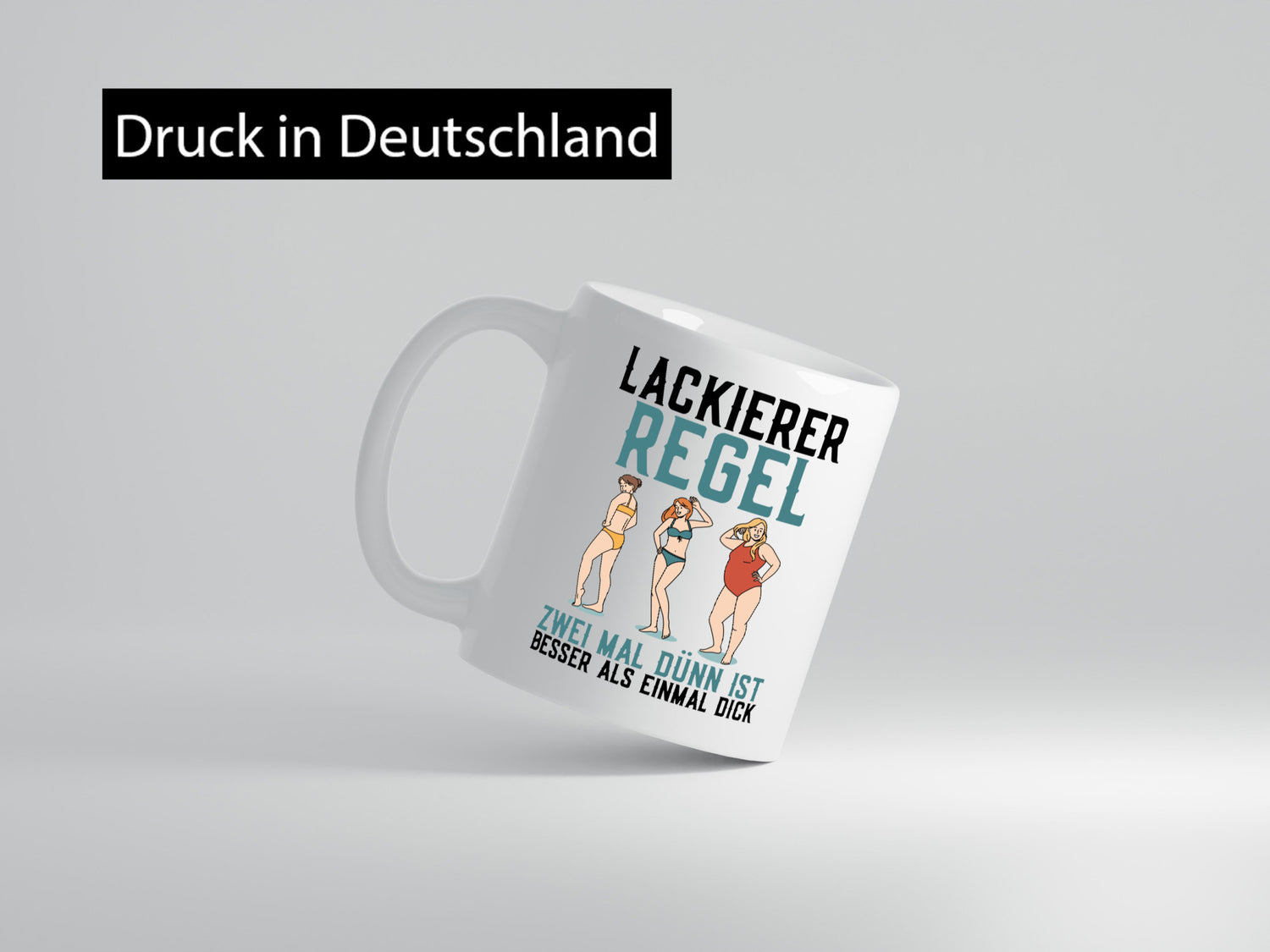 Lackierer Regel | Autolackierer Dünn oder Dick auftragen Geschenkidee Humor
