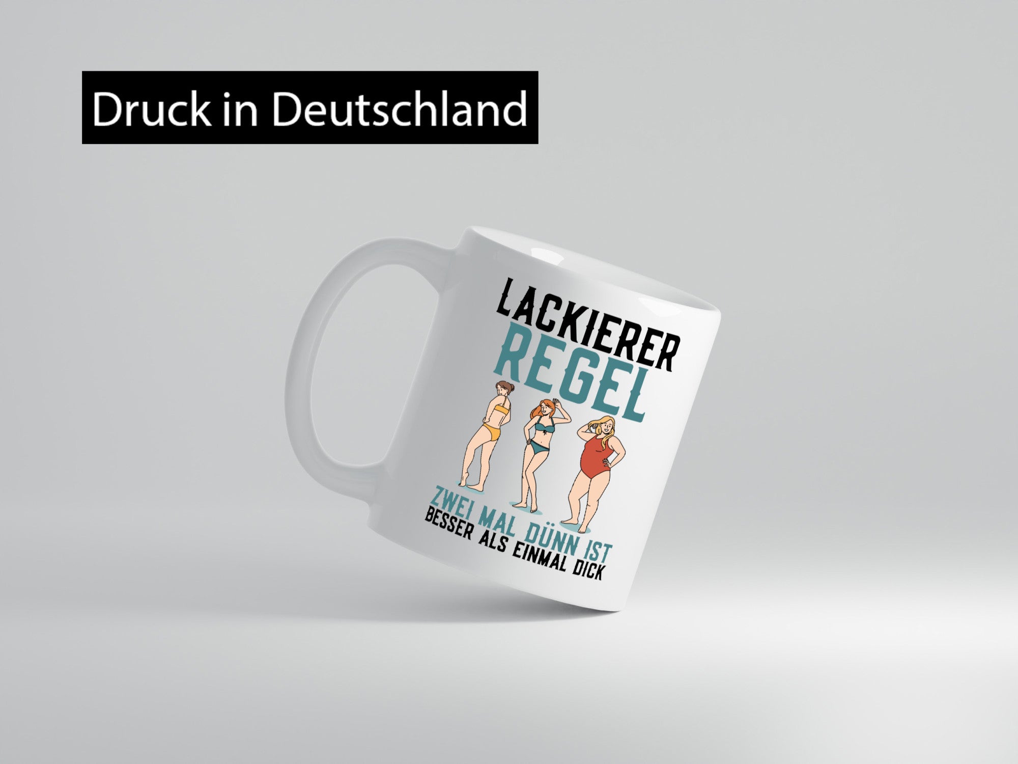 Lackierer Regel | Autolackierer Dünn oder Dick auftragen Geschenkidee Humor