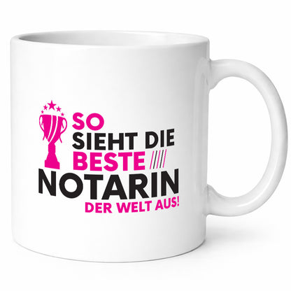 Die Weltbeste Notarin | Juristin lustig Humor Geschenkidee Geschenk Tasse