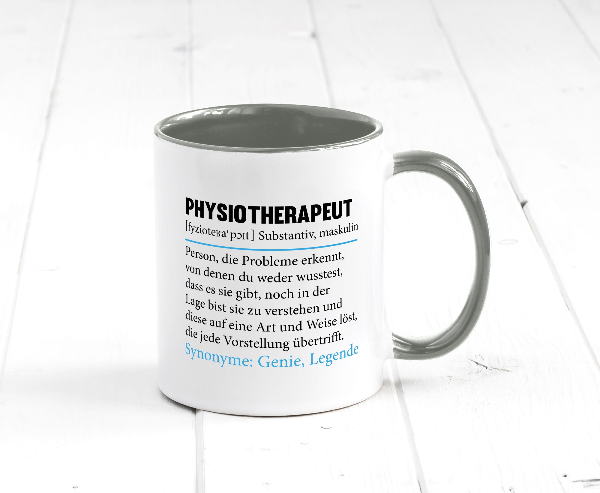 Physiotherapeut | Beruf Spruch Text lustig v2 Humor Arbeit Kollegen Büro
