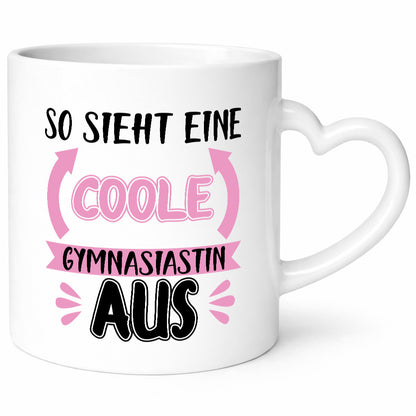 Coole Gymnasiastin | Mädchen Tasse Schülerin lustig Humor Geschenkidee Geschenk