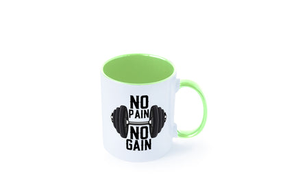 No Pain Gain | Training Motivation Fitness Pumpen lustig Humor Geschenkidee