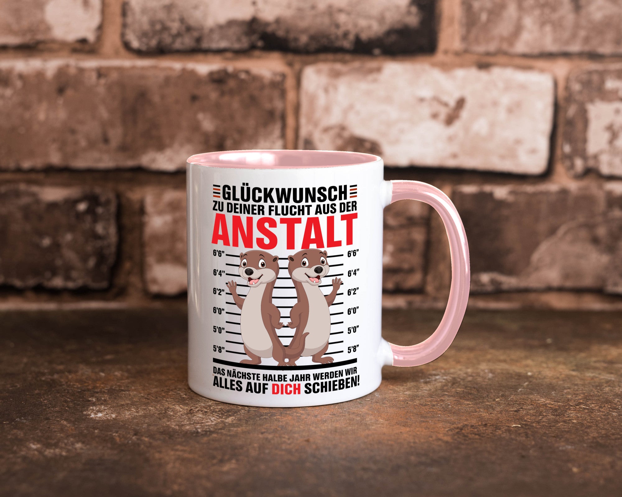 Glückwunch zur Flucht | Jobwechsel Arbeitskollegen Geschenk Arbeit Kollegen