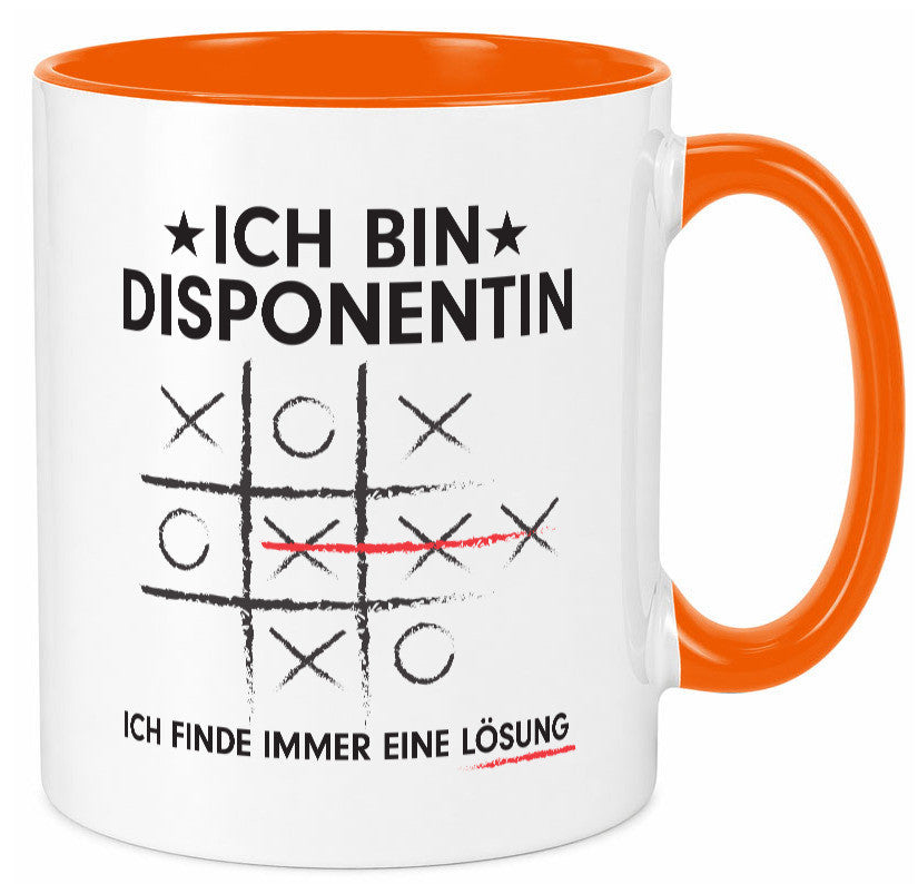 Lösung finden: Disponentin | Zuteilerin v2 lustiger Spruch Geschenk Humor