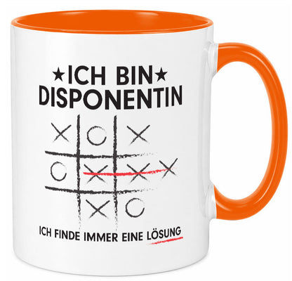 Lösung finden: Disponentin | Zuteilerin v2 lustiger Spruch Geschenk Humor