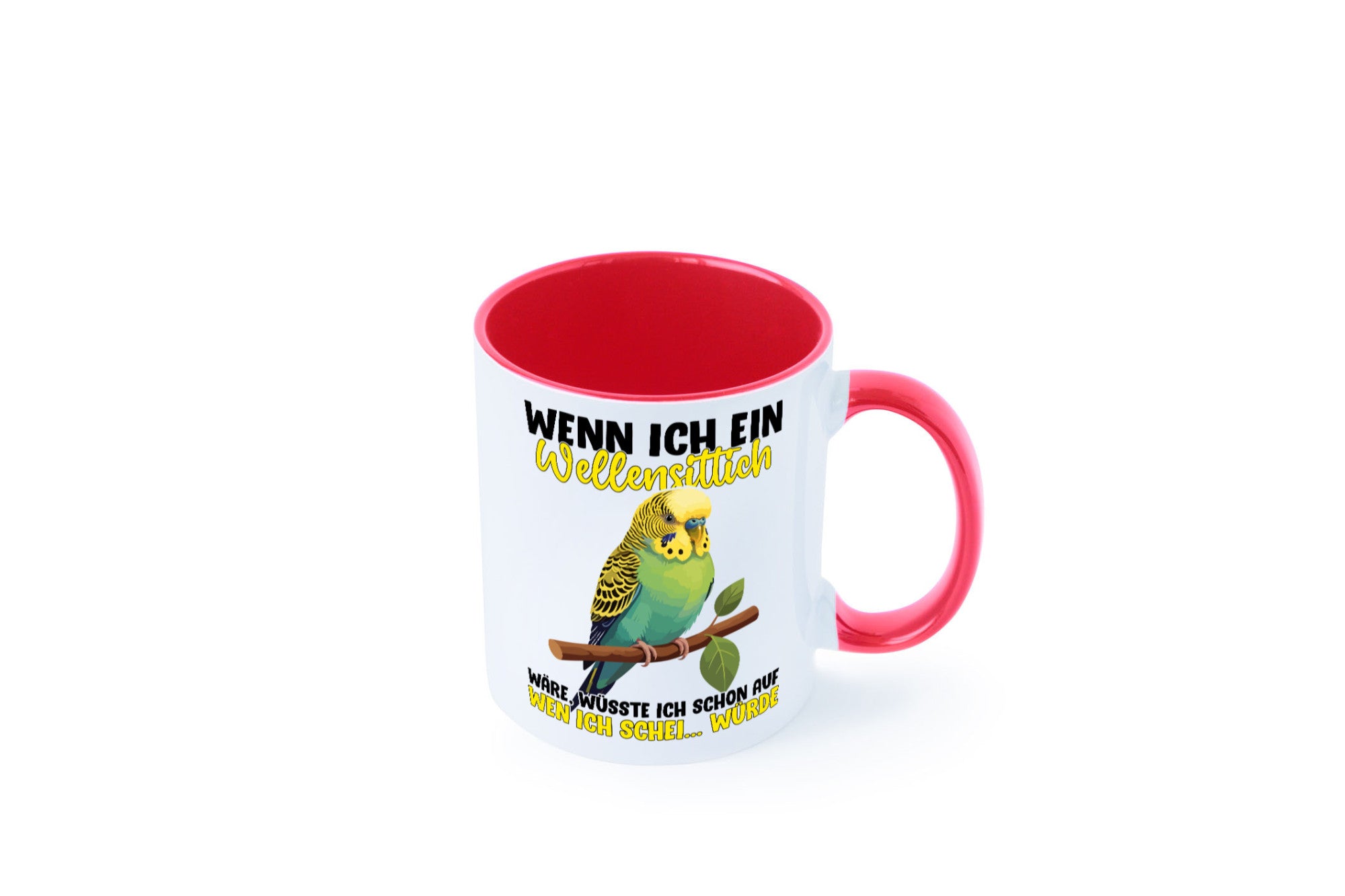 Wellensittich | Vogelbesitzer Humor Geschenkidee Tasse