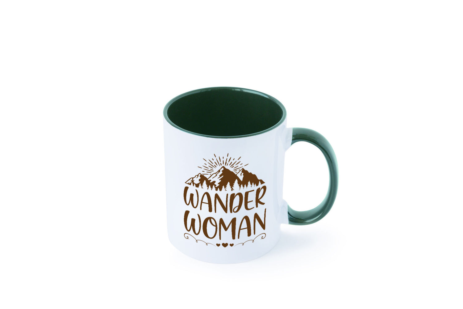 Wander Woman | Berge Herzen Geschenk Familie Geschenkidee lustiger Spruch Tasse