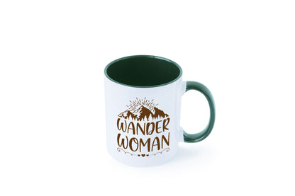 Wander Woman | Berge Herzen Geschenk Familie Geschenkidee lustiger Spruch Tasse