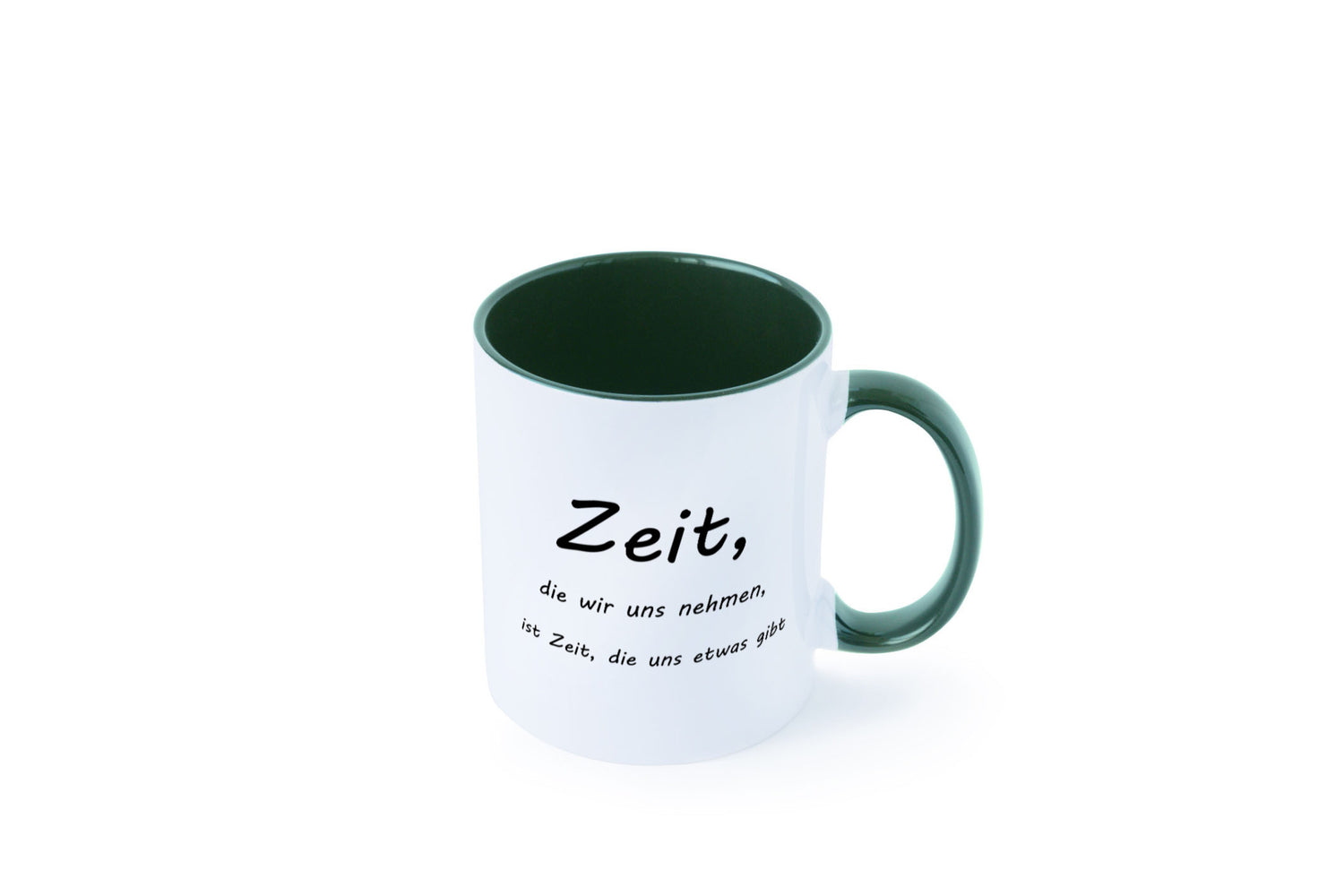 Zeit die wir uns nehmen ist etwas gibt Humor Geschenkidee Tasse