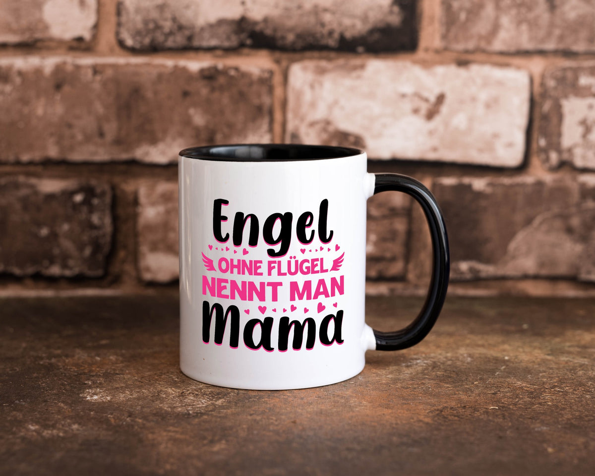 Engel ohne flügel nennt man Mama | Muttertag Geschenkidee Familie Humor Tasse