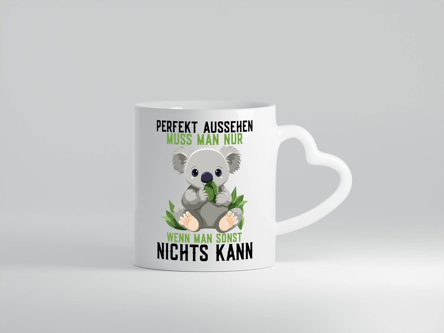 Perfekt Aussehen | Kompetenz süßer Koala Frauen lustig Humor Geschenkidee