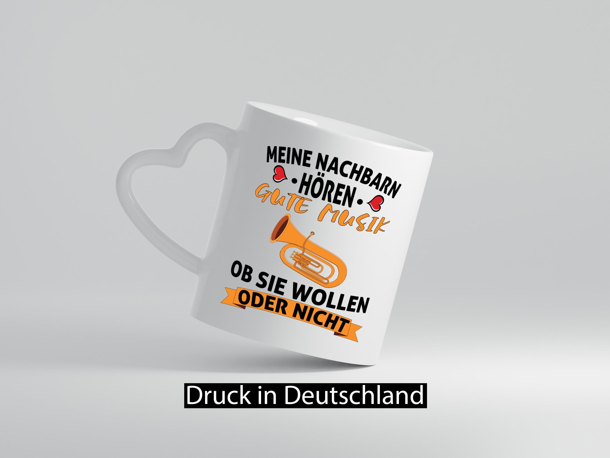 Meine Nachbarn hören Gute Musik | Nachbarschaft Geschenkidee Humor Tasse