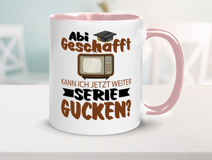 Abi Geschaft | Serie Gucken Bachlor Abitur Geschenk Humor Geschenkidee lustiger