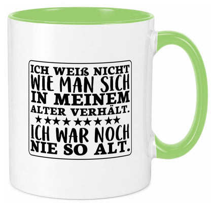 Noch nie so alt | Geburtstag Spruchtasse Humor Geschenkidee Tasse