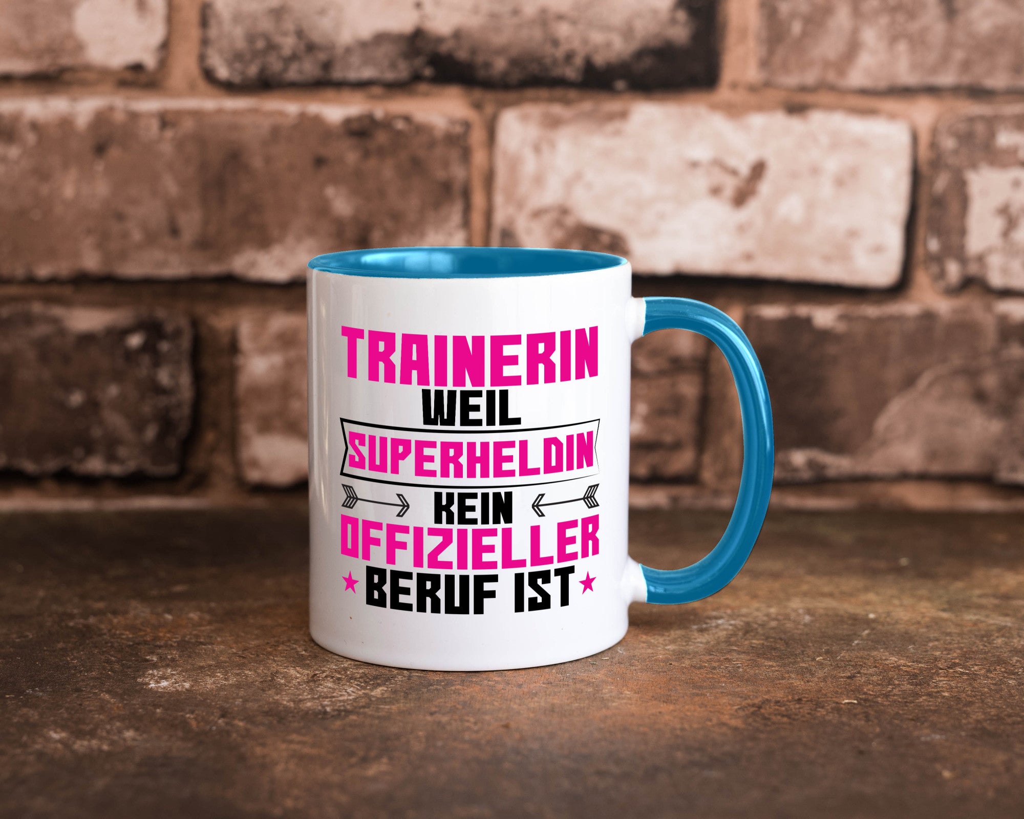 Superheldin Trainerin | Sportverein Humor Geschenkidee Tasse