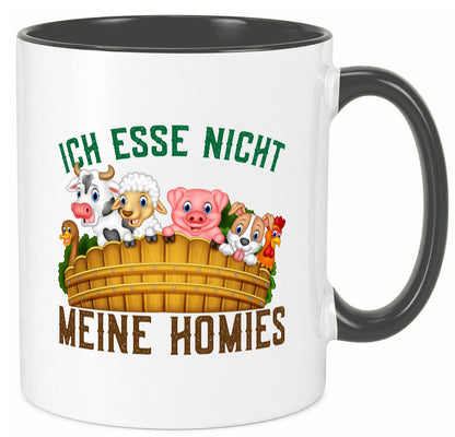 Ich esse nicht meine Homies | Farmer Landwirt lustiger Spruch Geschenk Humor Tasse
