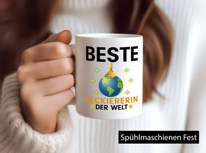 Welt Beste Lackiererin | lackieren Geschenk Humor Geschenkidee lustiger Spruch