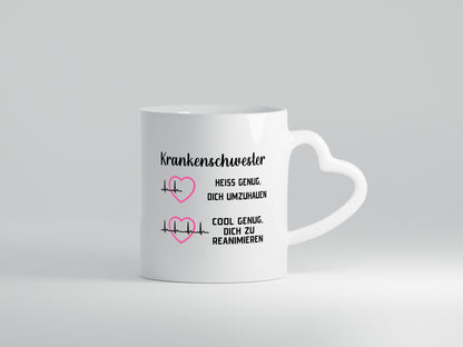 Krankenschwester umhauen, cool reanimieren | Herzschlag Geschenk Humor