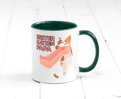 Bester Katzenpapa | Katze Gabel Geschenk Tierliebhaber Humor lustiger Spruch