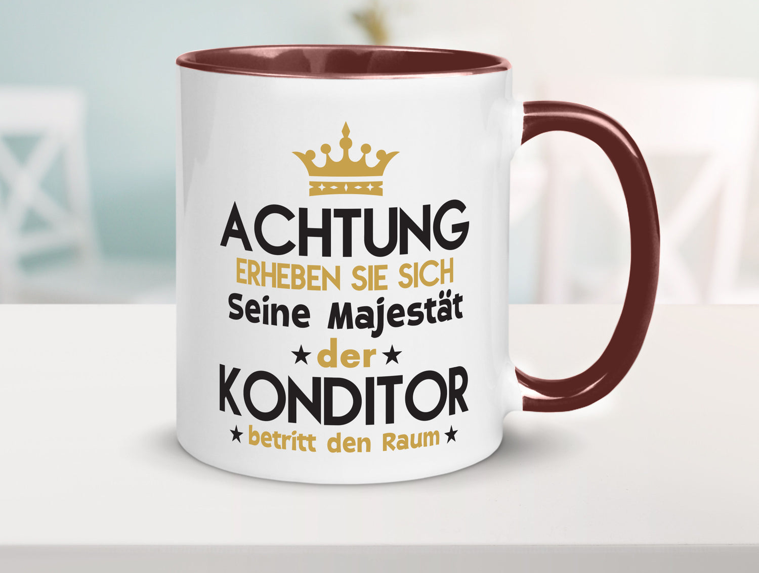 Seine Majestät Konditor | Konditorei Geschenkidee Humor Tasse