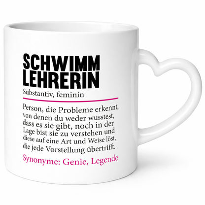 Schwimmlehrerin | schwimmen Lehrer Sport Spruch v2 Geschenk Humor Geschenkidee